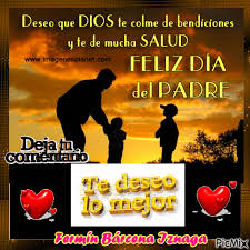 Haz saber al tuyo como te sientes en este día del padre mediante una tarjeta. Dia Del Padre Picmix
