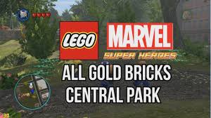 Blues and purples still require you to get a little close. All Gold Bricks Central Park Lego Marvel Super Heroes Youtube