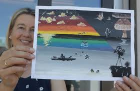 Frieden ist bunt“: Augsburger Friedensbild 2023 zeigt Lichtblick in einer  düsteren Welt