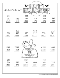 This unit contains a 19 page, monster themed packet of practice using strategies. Halloween Addition And Subtraction Worksheets Woo Jr Kids Activities