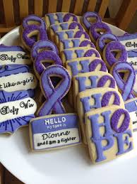 Hodgkin S Lymphoma Support Cookies I Wish I Was This Talented Would Be Awesome For Julie Cancer Survivor Party Cancer Free Party Cancer Fundraiser