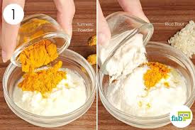 Does rice flour make skin permanent whitening? Mix Turmeric And Rice Flour In Yogurt To Make Face Mask For Acne Tumericforacne Facemoisturizerdupes Turmeric Mask Homemade Face Turmeric For Skin