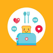 Toast De Dessin Anime Mignon Sautant De Grille Pain Illustration Vectorielle De Drole De Petit Dejeuner Alimentaire Dans Un Style Plat Simple Clip Art Libres De Droits Vecteurs Et Illustration Image 83083534