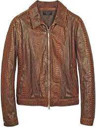 4 400 Forzieri Python Leather Motorcycle Jacket Leather Bomber Jacket Brown Leather Bomber Jacket Leather Motorcycle Jacket