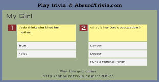 Use it or lose it they say, and that is certainly true when it. Trivia Quiz My Girl