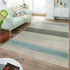 Kunstwerke in knalligen farben lassen im ersten moment nicht vermuten, dass es sich um einen teppich handelt. Moderner Teppich Breite Streifen Multicolor Teppichmax