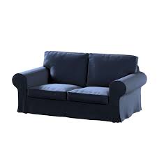 It fits ikea ektorp two seater sofa bed, but not ektorp loverseat. Ektorp 2 Seater Sofa Bed Cover For Model On Sale In Ikea Since 2012 Navy Blue 705 39 Ektorp 2 Seat Sofa Bed Cover For A New Model On Sale From 2012 Dekoria