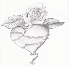 Thirdly, it will show that you need some time for healing. Heart Wrapped Around Rose Heart Drawing Tattoo Design Drawings Drawings