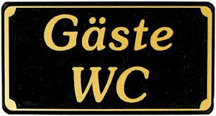 Alle bilder, designs und texte sind urheberrechtlich geschützt und können nicht reproduziert werden, weiterzuverkaufen oder auf die andere form der produkte verwenden. Toilettenschild Gaste Wc 150 X 75 Mm 308058 308058