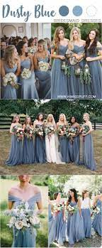 20 Dusty Blue Bridesmaid Dresses You Ll Love Bridesmaid Colors Dusty Blue Bridesmaid Dresses Blue Bridesmaids