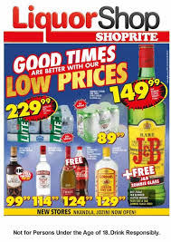 Kzn Shoprite Liquor Specials 15 Apr 2019 05 May 2019 Black Friday Specials Catalogues Deals Promotions Sale