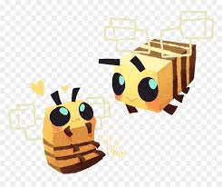 I've made designs for all four current . Cute Minecraft Bee Art Hd Png Download Vhv