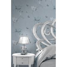 Muriva Amilia Floral Metallic Butterfly Wallpaper Vinyl Stone Egg Blue 701412 Transform your living space with blue wallpaper from wilko. muriva muriva amilia floral metallic butterfly wallpaper vinyl stone egg blue
