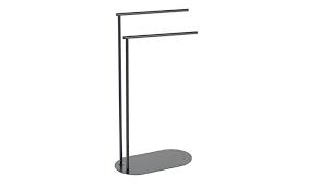 60 * 100 small size 80 * 160 big size. Buy Argos Home Freestanding Towel Rail Matt Black Towel Rails And Rings Argos