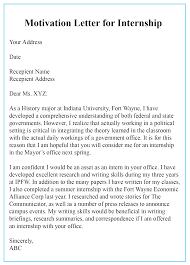 Motivation letter for university is one that helps any university to find or select the right candidate for the courses. 4 Free Sample Motivation Letter For Internship Templates