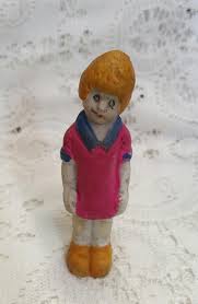 Vintage Little Orphan Annie, Sandy the Dog, Harold Teen Bisque Figure Set