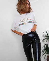 Gucci Logo T Shirt Instagram Outfit Ideas Gucci's creative director alessandro michele is a man who is not afraid of a bit of postmodernism, as evidenced by guccighost. gucci logo t shirt instagram outfit ideas