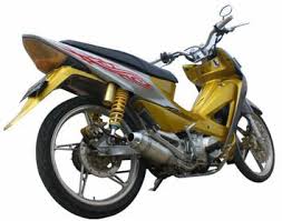 Yz85 new slash fresh color stiker motor decal supra x 125 red blood monster e. 26 Stiker Motor Revo 110 Ide Penting