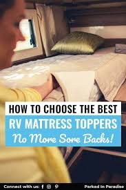 Need help with the best mattress toppers for campers? Pin On Camping