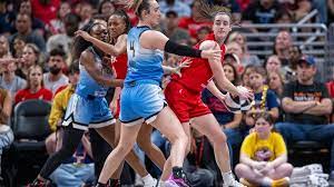 WNBA upgrades foul on Caitlin Clark by Chennedy Carter, fines Angel Reese  for no postgame interview