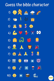 Bible Characters By Emoji Quiz Part One In 2020 Bible Quiz Bible Quiz Questions Bible Characters
