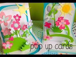 Alternatively, mark folding lines with a pencil and ruler and score with an embossing tool. I Like The Way The Flower Garden Develops In This Video How To Make Pop Up Cards Pop Up Cards Pop Up Greeting Cards How To Make Pop Up Cards