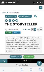 Answers ― answers to everything related to commonlit to help with that, we gathered all the answers/ keys of stories or chapters of commonlit which are listed below. The Storyteller Commonlit Answers Draw Crump