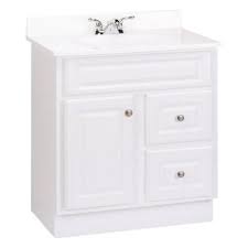 Glacier Bay Hampton 30 In W X 21 In D X 33 5 In H Vanity Cabinet Only In White Hwh30d The Home Depot Home Depot Bathroom Vanity Cabinet White Vanity