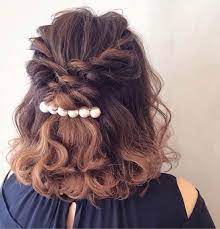 31 Half Up Half Down Hairstyles For Bridesmaids Stayglam Medium Length Hair Styles Bridesmaid Hair Medium Length Half Up Long Hair Styles