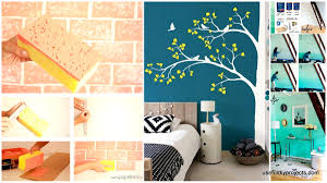 A single thick stripe is a lovely idea. Diy Wall Painting Ideas To Refresh Your Decor Useful Diy Projects