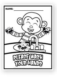 See more ideas about coloring pages, preschool coloring pages, hand washing. Benjamin Monkey Wash Your Hands Preschool Home Activities