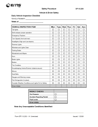 Use the mobile app from lumiform for more using a sample fire extinguisher inspection log, inspectors can. Safety Checklist Template Awesome Free Printable Vehicle Inspection Form Free Download Models Form Ideas
