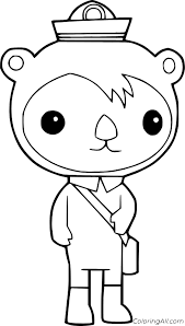 In this section, find a large selection of coloring pages the octonauts. Shellington Sea Otter From Octonauts Coloring Page Coloringall