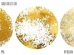 Gold Circles Clipart Gold Glitter Design Elements Gold Etsy In 2021 Circle Clipart Design Elements Printable Circles