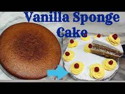Youtube Basic Cake Vanilla Sponge Cake Basic Vanilla Cake Recipe