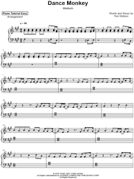 Made with synthesia and love. Piano Tutorial Easy Dance Monkey Sheet Music Piano Solo In F Minor Download Print Sku Mn0202599