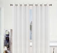 Embroidered Delicate Flower Sheer Grommet Curtain Panel Set