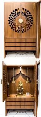 Luxurious Penthouse Interior Design Is A Showcase Of The Bond Between The Traditional And The Modern Minimalistic Lifestyle The Architects Diary Wooden Temple For Home Temple Design For Home Room