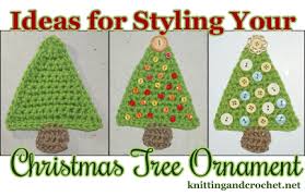 Easy Christmas Tree Ornament To Crochet Knitting And Crochet