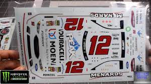 Vintage nascar racing decal sheet 1 25 or 1 24. New Nascar Decals For 2018 Youtube