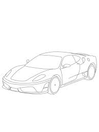 This car was sold in monaco for a staggering €5,040,000, or about $6.4 million, a record for this particular model. Colouring Page Ferrari F430 Coloringpage Ca