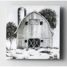 Black And White Barn Pictures Gracie Oaks Black And White Barn I Oil Painting Print Reviews Wayfair In 2020 Canvas Art Canvas Art Prints Painting