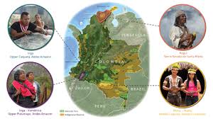 All places, streets and buildings photos from satellite. Maps Mania The Indigenous People Of Colombia