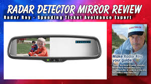 I dont know how effect that would be, also how would u run the wire?? Radar Detector Rear View Mirror Display