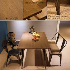The saber style is a variety of splayed furniture leg that flares outward in a bent shape, much like the curved sword it reflects. Buy Merax Antique Style Rectangular Dining Table With Metal Legs 59 X 36 Distressed Black Only Table Not Include Bench Or Chairs Online In Turkey B073zbgz74