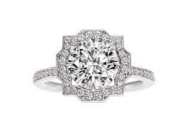 Harry Winston A Diamond And Platinum Engagement Ring From The Harry Winston Engagement Rings Round Brilliant Diamond Engagement Ring Diamond Engagement Rings