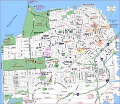 Awesome Map Of San Francisco California San Francisco California Francisco San
