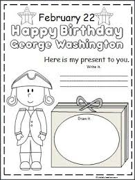 Washington Birthday Activity Birthday Activities February Teaching Kindergarten Social Studies