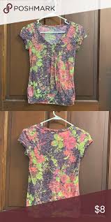 Most relevant most popular alphabetical price: Floral Shirt Brand Unknown Floral Pattern Purple Shirt Pink Flowers Green Leaves V Neck T Shirt Size S Tops Tees Short Sl Floral Shirt Purple Shirt Fashion
