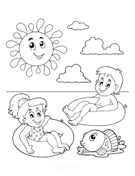 The first thing that kids want is to write and color papers. 74 Summer Coloring Pages Free Printables For Kids Adults